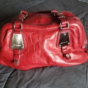 B. Makowsky Leather Satchel